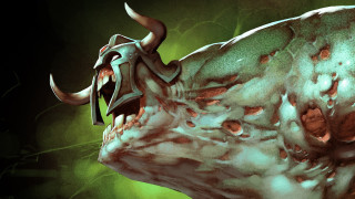Demonic creature horns large mouth - horn free wallpaper