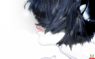 Black mask red nose feathered - a black mask free wallpaper