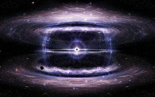 Black hole star center black - a black hole in the center free wallpaper