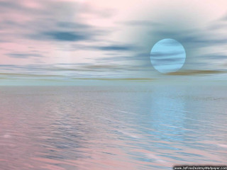 Large body water sky blue - a large body of water free wallpaper