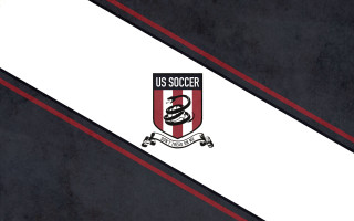 Soccer team logo striped background - the side of the logo free wallpaper