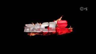 Red white fire ice logo - carles delclaux i free wallpaper
