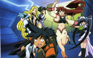 Anime characters group room woman - a room together free wallpaper
