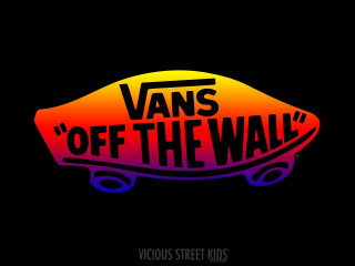 Skateboard vans off the wall - graffiti art free wallpaper