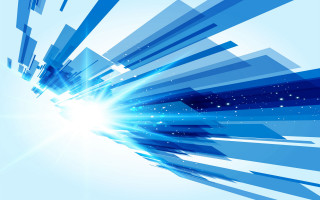 Blue abstract background starburst sky - geometric abstract art free wallpaper