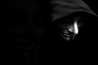 Masked hoodie dark background white - a white mask free wallpaper