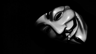 Black mask cybernetics video art - a black mask free wallpaper