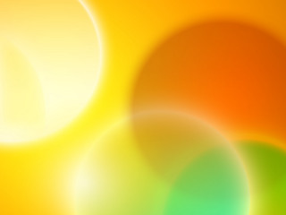 Blurry yellow green background circles 4 - circle free wallpaper
