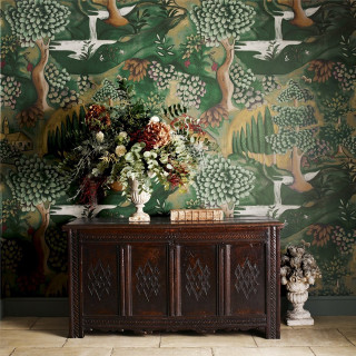 Vase flowers table mural wall 2 - a vase of flowers free wallpaper