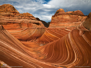 Large rock formation sky background 4 - derold page free wallpaper