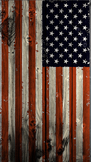 Wooden american flag grungy background 2 - grungy free wallpaper