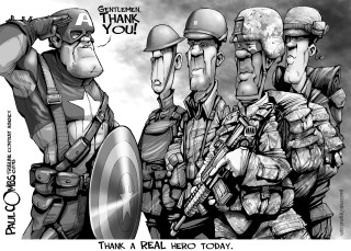 Cartoon soldiers captain america thank - their back free wallpaper