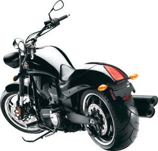 Black motorcycle red tail light - precisionism free wallpaper