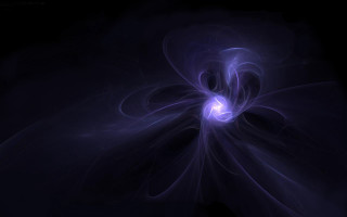 Blue flower black background white 6 - a purple light free wallpaper