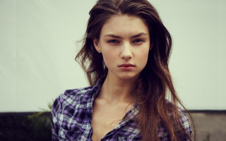 Woman long hair posing cell 3 - christen dalsgaard free wallpaper
