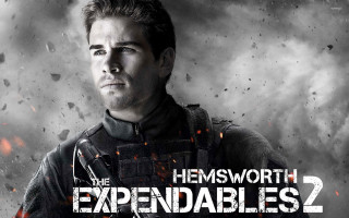 Man black shirt gun expendables - excessivism free wallpaper