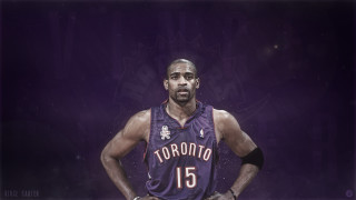 Man purple jersey purple background - his hand and a basketball free wallpaper