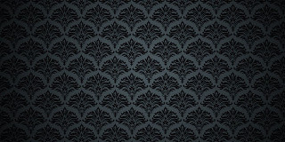 Dark blue leaves pattern black - a pattern of leaves free wallpaper