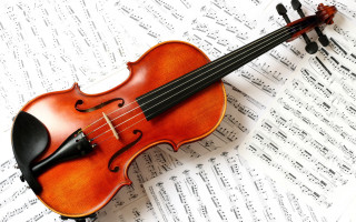 Violin sheet music notes black - a sheet of music free wallpaper