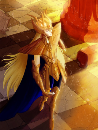Cartoon armor sword floor background - fantasy art free wallpaper
