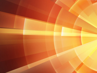 Yellow red background circular design - circular free wallpaper