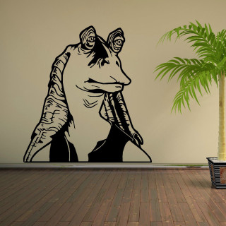 Frog graffiti wall plant potted - temporary free wallpaper