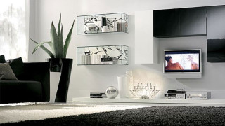 Living room black couch white 2 - a black couch free wallpaper