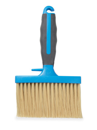 Blue brush handle white background - fluxus free wallpaper