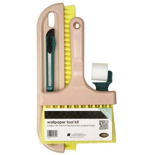 Yellow cleaning brush comb toilet - fluxus free wallpaper