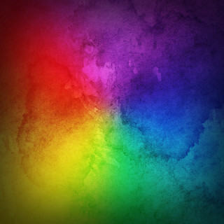 Rainbow grunge paint wall background - the bottom half of the image free wallpaper