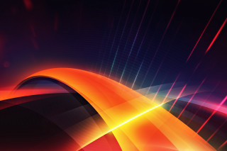Colorful abstract background lines shapes 5 - the middle of it free wallpaper