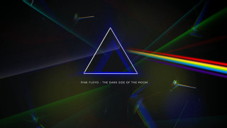 Dark background triangle rainbow light - david gilmour blythe free wallpaper