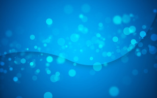 Blue background blurry wave bubbles - amano free wallpaper