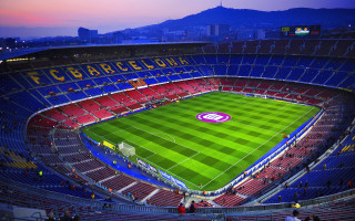 Stadium large field crowd people - a large field free wallpaper
