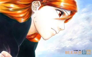Woman red hair black shirt - realism free wallpaper