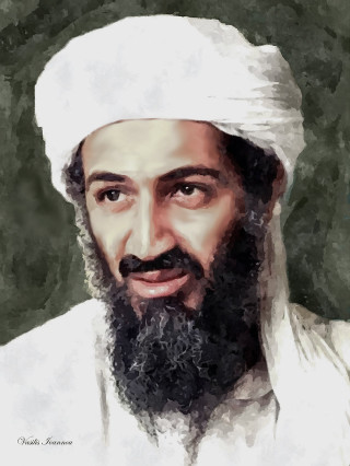 Bearded man white turban green - a painting of a man free wallpaper