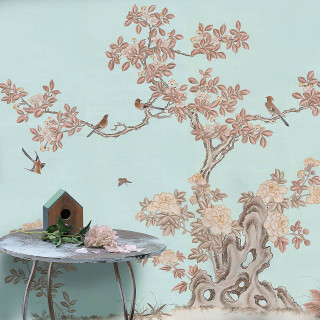 Birdhouse table bird wall tree - it in front free wallpaper