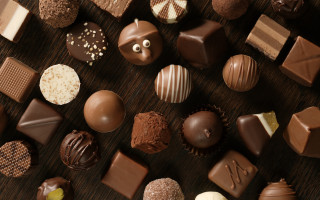 Chocolates candies coffee rococo stilllife - clara peeters free wallpaper