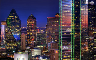 City skyline night tall buildings 27 - tall building free wallpaper