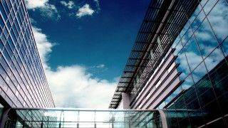 Tall buildings sky background clouds 3 - constructivism free wallpaper