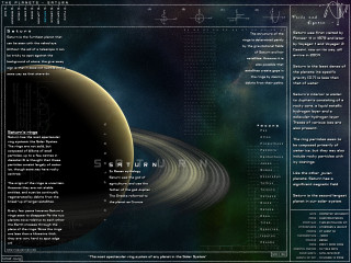 Space station saturn starry sky - a space station free wallpaper