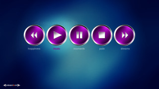 Purple buttons icons set different - eden box free wallpaper