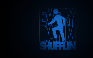 Blue silhouette man hat every - hd wallpaper free wallpaper