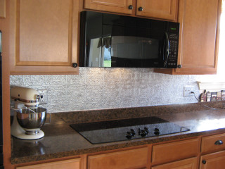 Kitchen with microwave modern interior - anne rigney free wallpaper