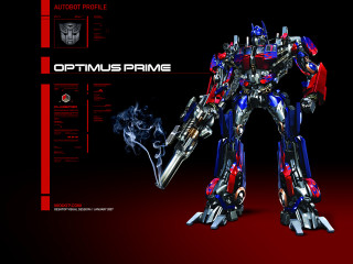 Futuristic robot red blue black - text free wallpaper