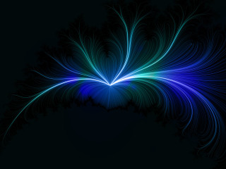 Blue green swirl black background - a blue swirl free wallpaper