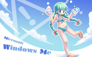 Girl bikini water bottle hair - net art free wallpaper