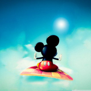 Mickey mouse red object sky 3 - a picture free wallpaper