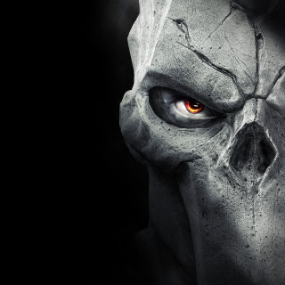Demonic face red eyes skull 2 - red eye free wallpaper