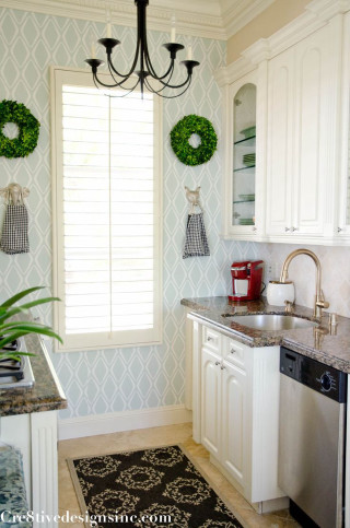 Kitchen sink interior modern bright - anne rigney free wallpaper